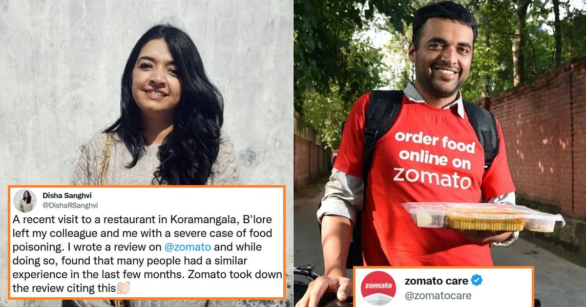 Zomato delete user review