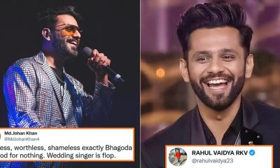 Rahul Vaidya reply flop singer troll