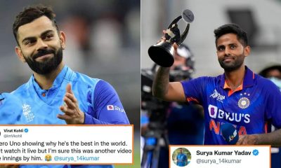 Virat Kohli praise Suryakumar yadav