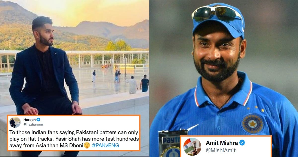 Amit Mishra troll Pakistan Fan