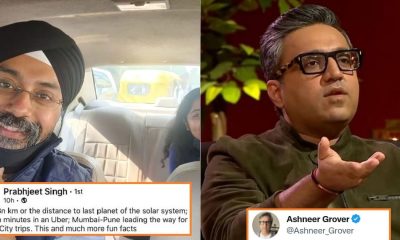 Ashneer Grover Takes A Dig At Uber President