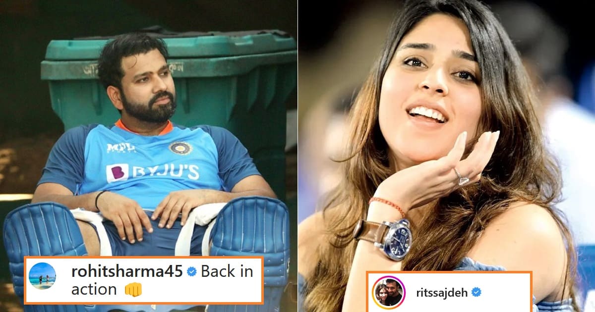 Ritika Sajdeh Trolls Hubby Rohit Sharma With An Epic Comment