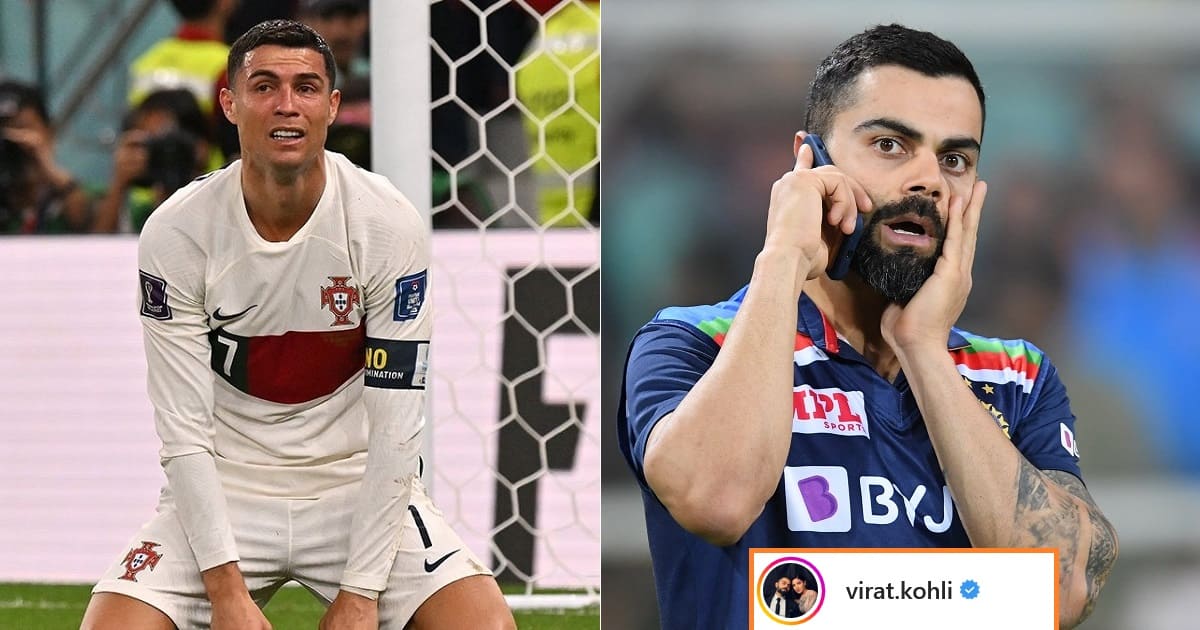 Virat Kohli Pays Tribute To Cristiano Ronaldo