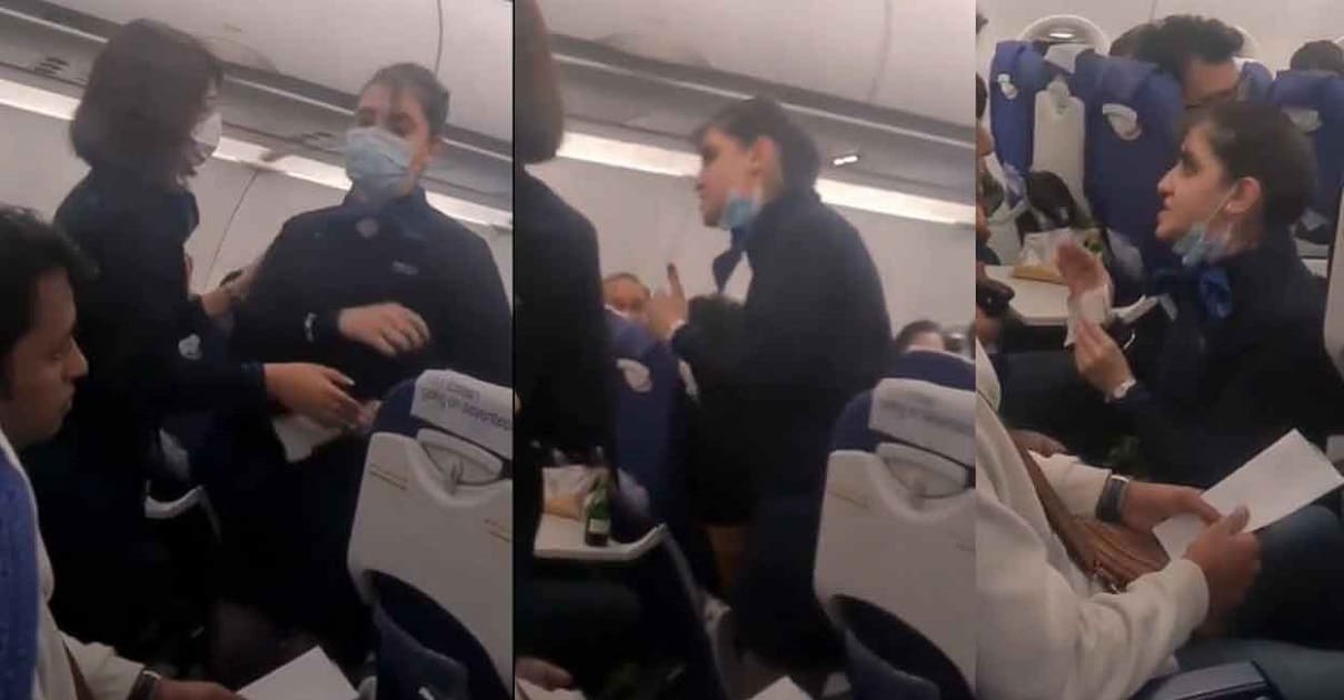 indigo air hostess called servant