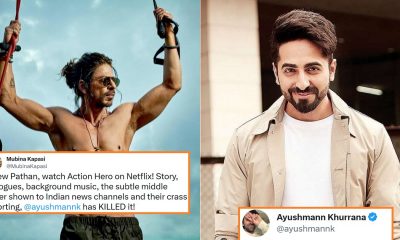 Ayushmann Khurrana reply fan Slamming Pathaan