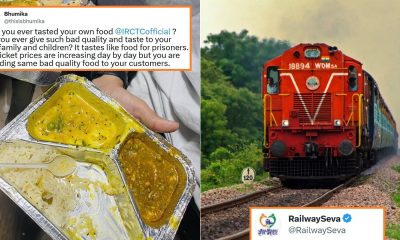 Passenger Complains About Train Food