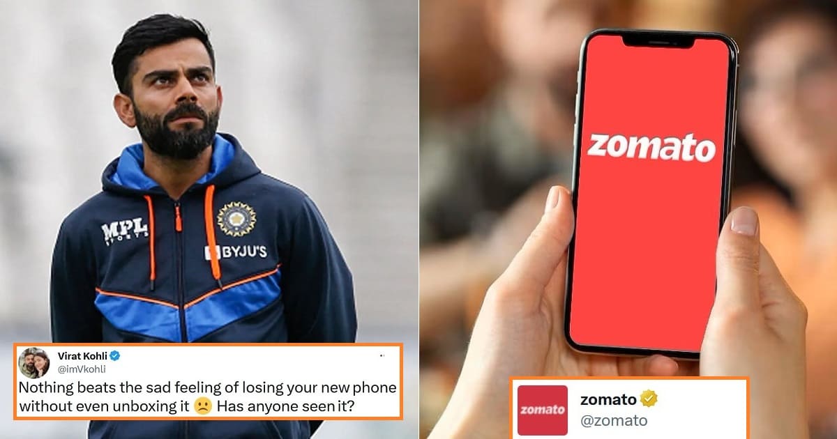 Zomato Gives Witty Reply To Virat Kohli After He Says He Lost His Phone