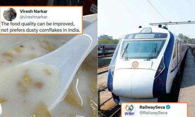 dusty cornflakes Vande Bharat Express