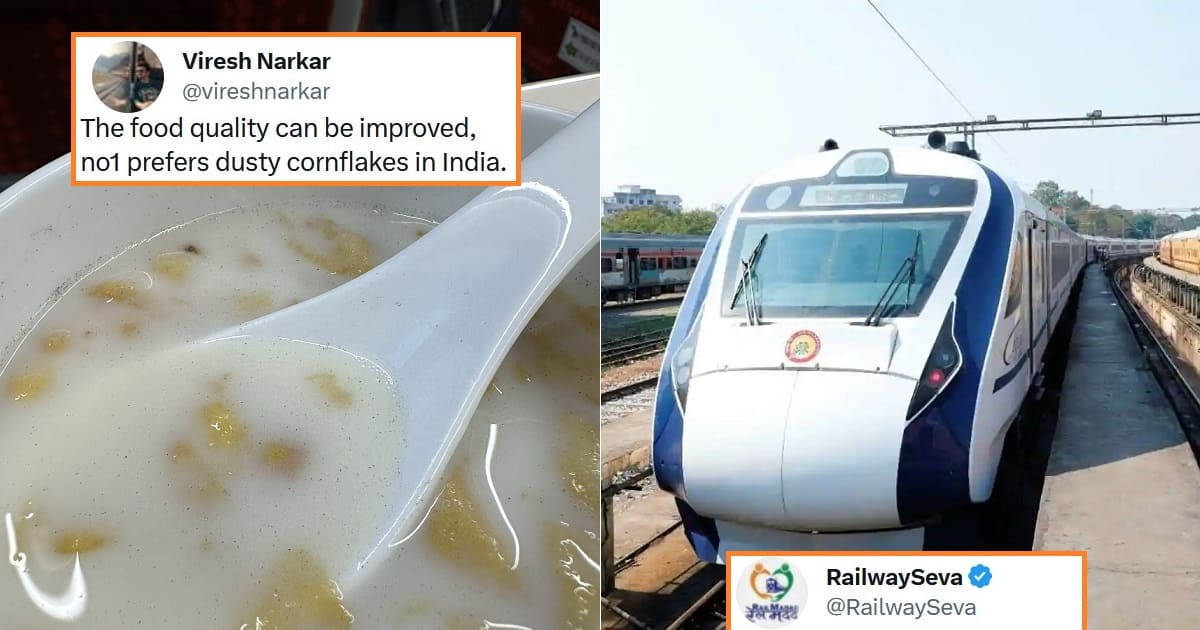 dusty cornflakes Vande Bharat Express