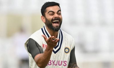 virat kohli laughing