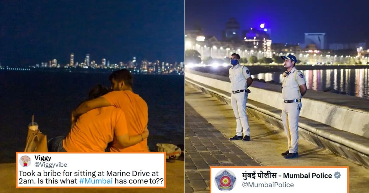 Marine Drive night visit cop takes bribe