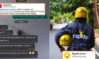 Rapido Driver Creepy text