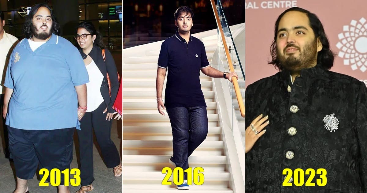 Anant Ambani Transformation