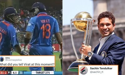 Sachin Virat world cup 2011