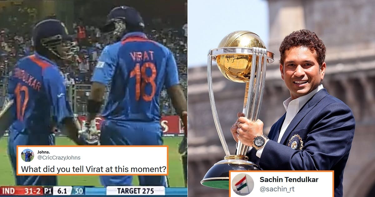 Sachin Virat world cup 2011