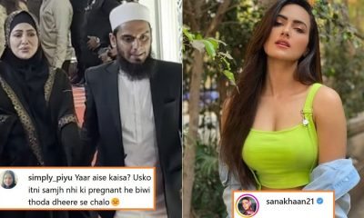 Sana Khan Husband Dragging