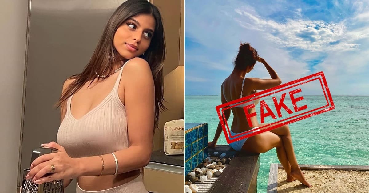 Suhana Khan Bikini Picture Fake