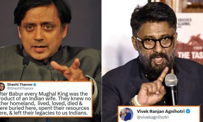 Vivek Agnihotri Shashi Tharoor over Mughals tweet