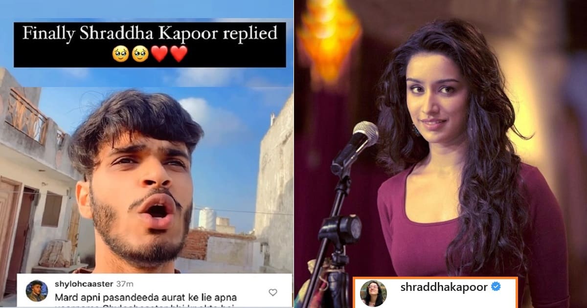 shraddha kapoor reply fan