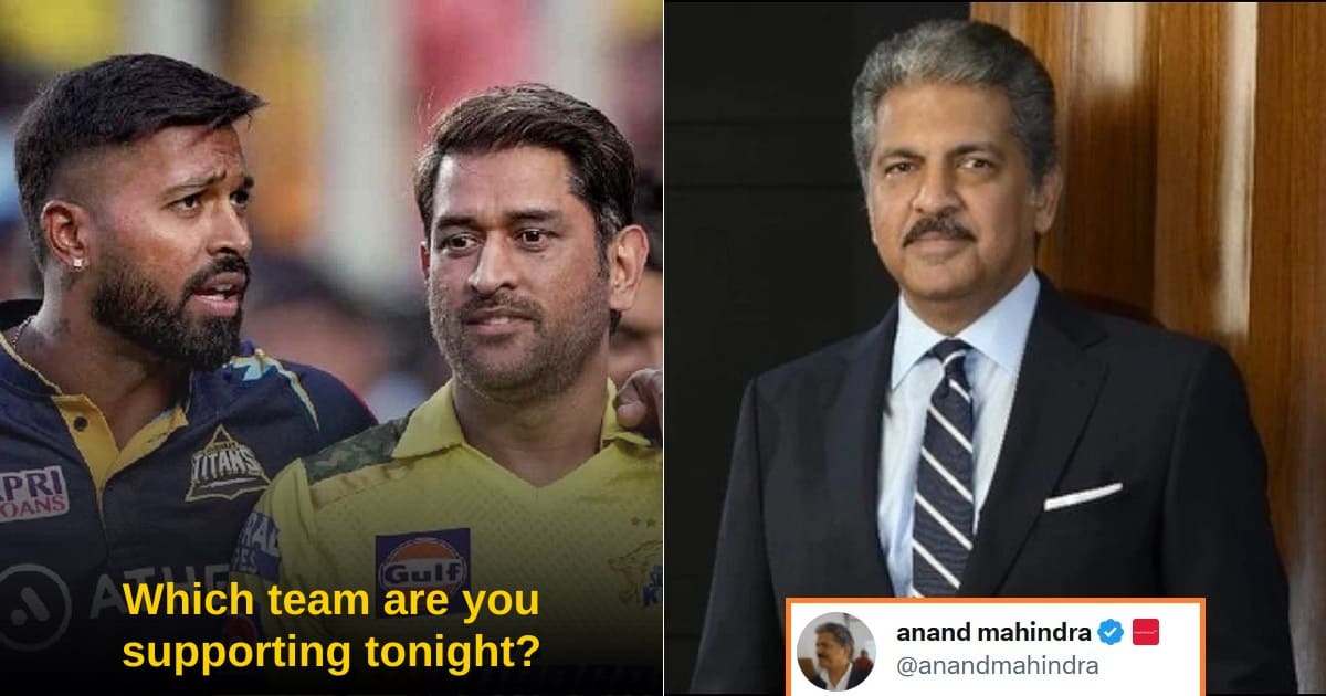 Anand Mahindra CSK VS GT