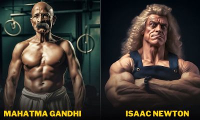 Historical Figures Gym AI Photos