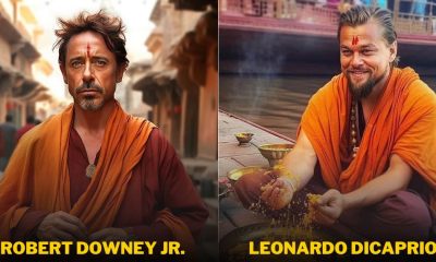 Hollywood Actors As Indian Monks