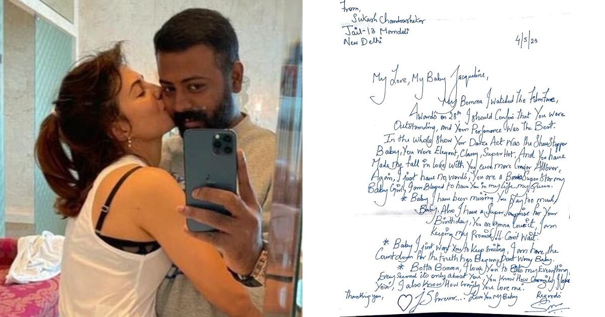 Conman Sukesh Sends Another Love Letter From Jail, Promises Super Surprise For Jacqueline’s B’day