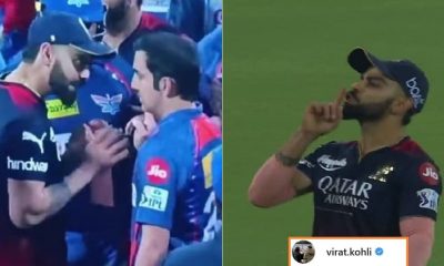 Virat Kohli Instagram post Gautam Gambhir fight