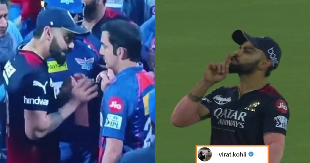 Virat Kohli Instagram post Gautam Gambhir fight