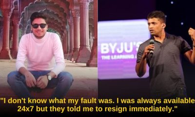 Arpit Singh - Byju Employee Told To Resign