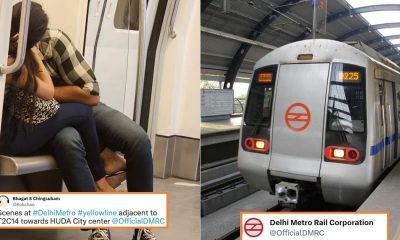 Delhi Metro reply couple kissing