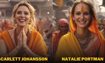 Hollywood Actresses As Indian Monks