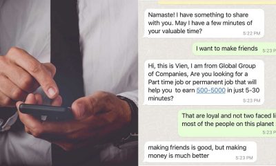 WhatsApp scammer teaches life lesson